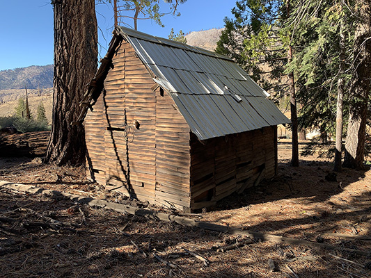 back of hut